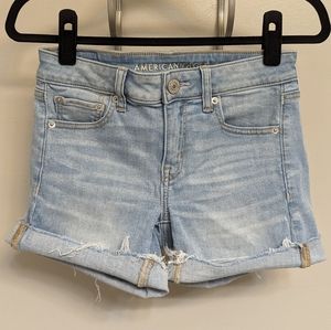 American Eagle High-Waisted Denim Shorts